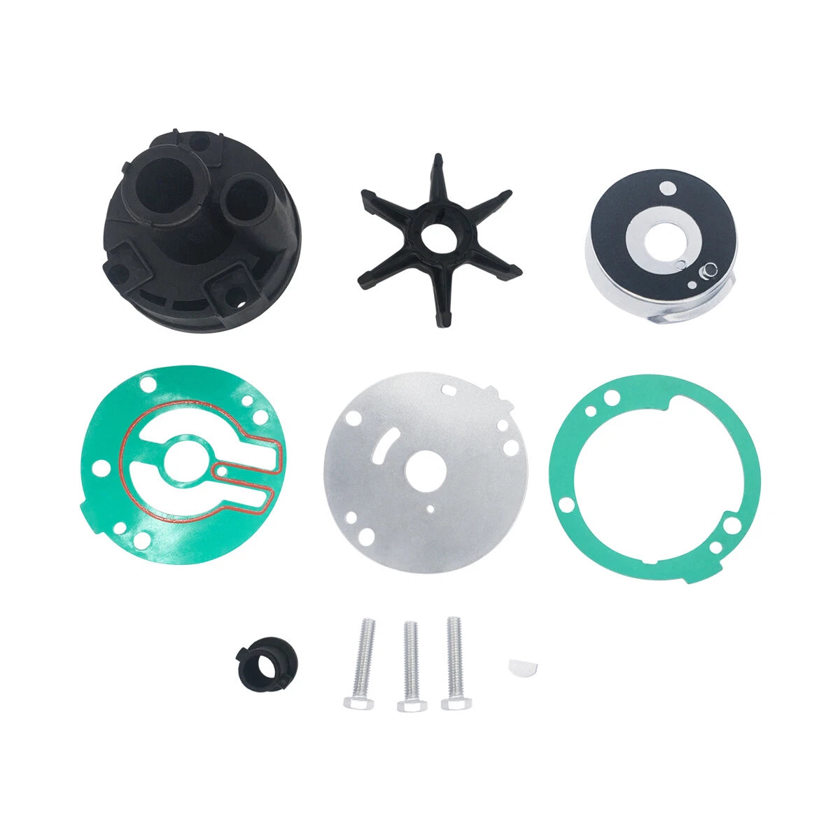 Water Pump Repair Kit with Housing for Yamaha Outboard 25/30 HP (689-W0078-A4, 18-3426)