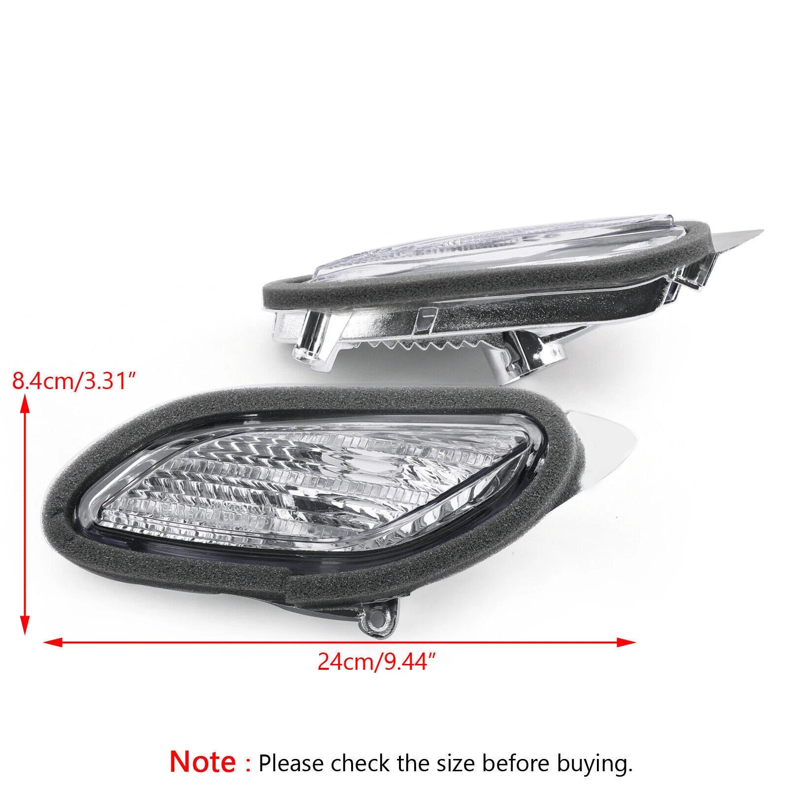 Front Turn Signal Lens for Honda ST1300 (2002–2018) Clear T9