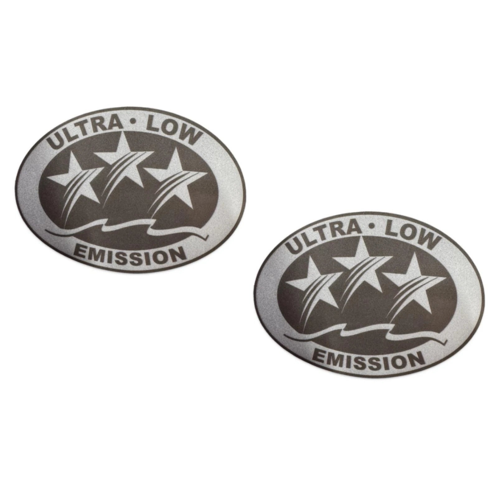 2X Outboard Graphic Sticker for California DOT (Light Gray)