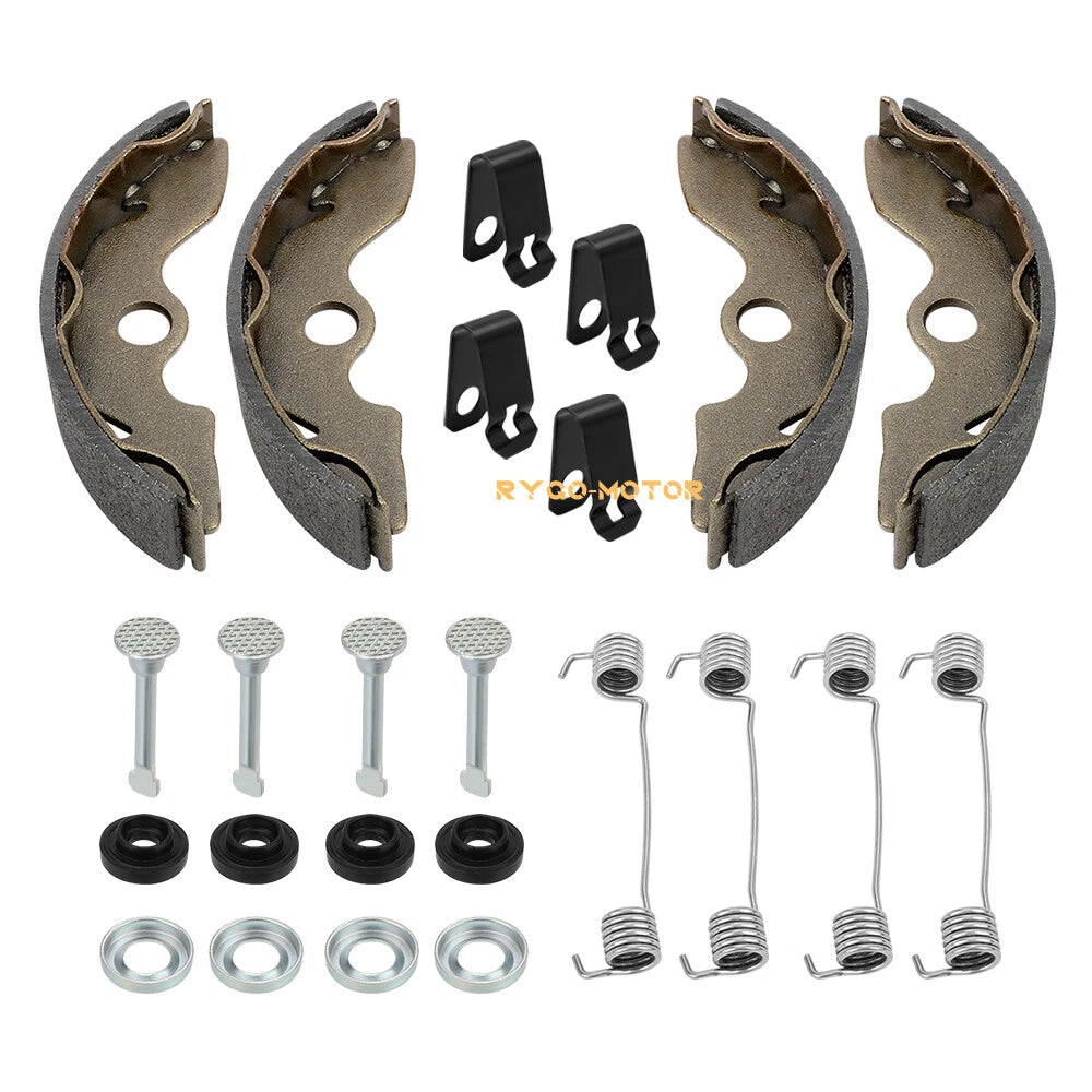 Front Brake Shoes Springs W/Pins Kit for Honda TRX300 2x4 (1988–2000)