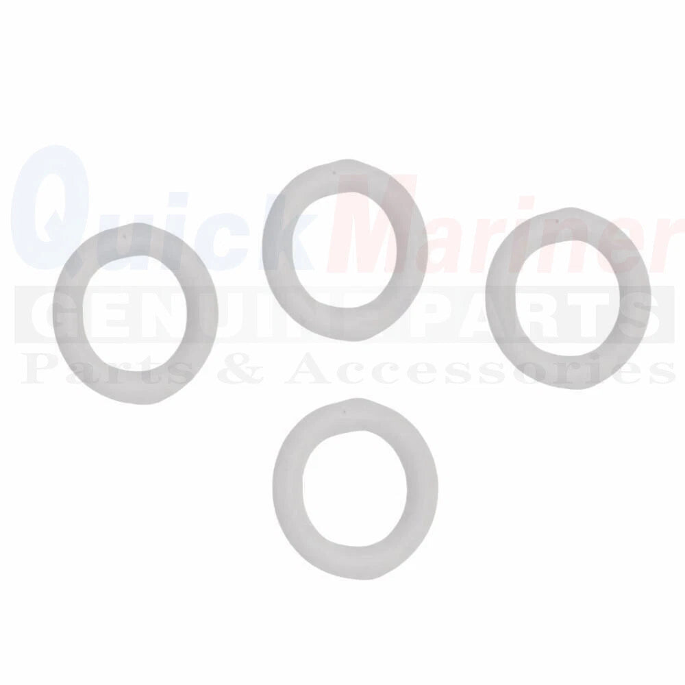 Set of 4 Lower Unit Drain Screw Gaskets for Evinrude Johnson Outboard (311598)
