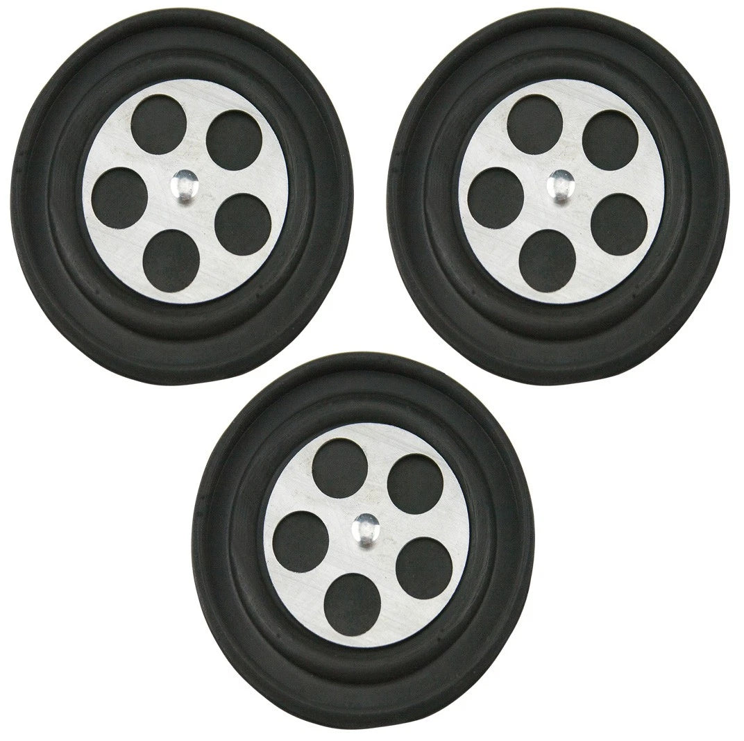 Set of 3 Mikuni Carburetor Diaphragms for Yamaha Wave Raider Venture 1100 (1993–1995)