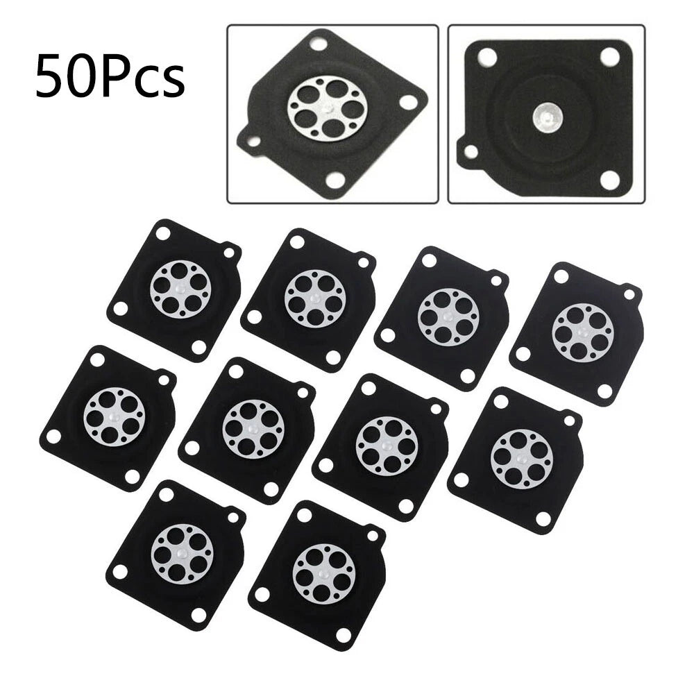 50Pcs Metering Diaphragm for ZAMA C1U Carburetor Chainsaw Parts