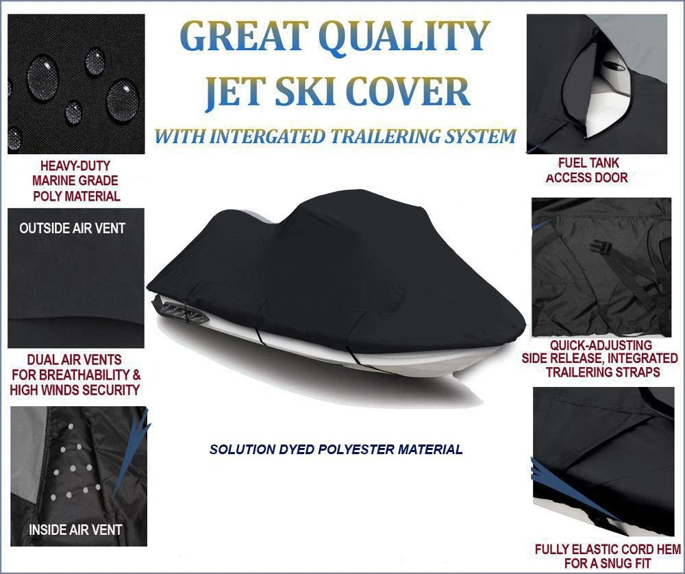 Heavy Duty Trailerable Cover for Sea Doo JetSki GTX (1992–2001)
