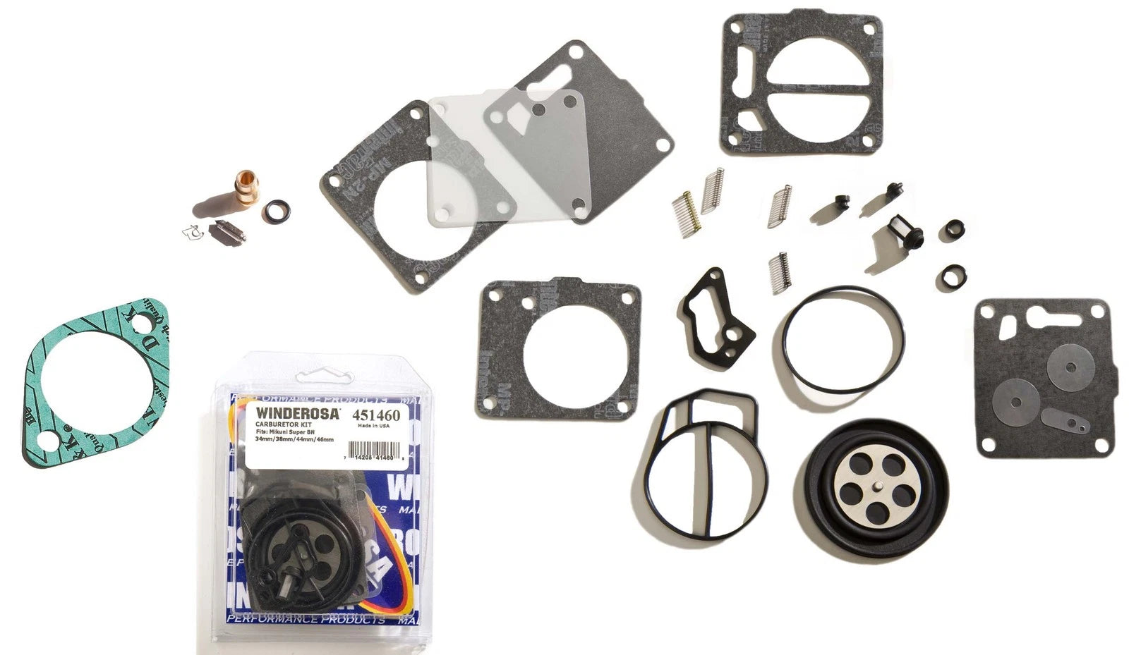 Carburetor Rebuild Kit for Sea Doo SP 580 587 (1991–1996) - Base Gasket & Needle Seat