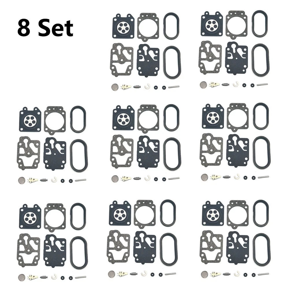 8x Carburetor Repair Kit for Husqvarna 130BT (K20-WYA)