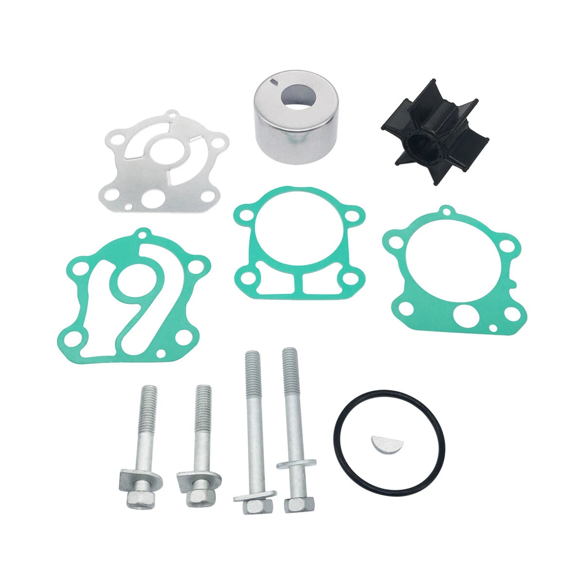 Water Pump Impeller Kit for Yamaha 2-Str 70-90 HP Outboard (1990–1999) 692-W0078-00