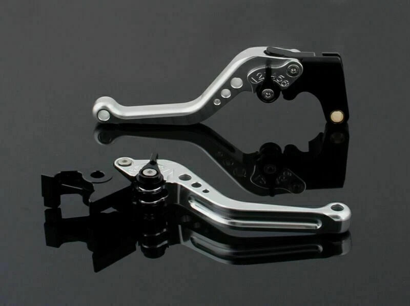 Short Brake Clutch Levers for Honda CBF1000 (2010–2013), VFR1200F (2016–2017) Silver T9