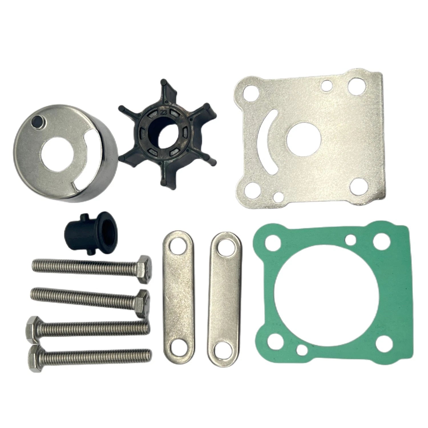Water Pump Impeller Kit for Mariner 6HP 8HP (2-Stroke) (47-11590M, 6C, 6D, 8C, 18-3066)
