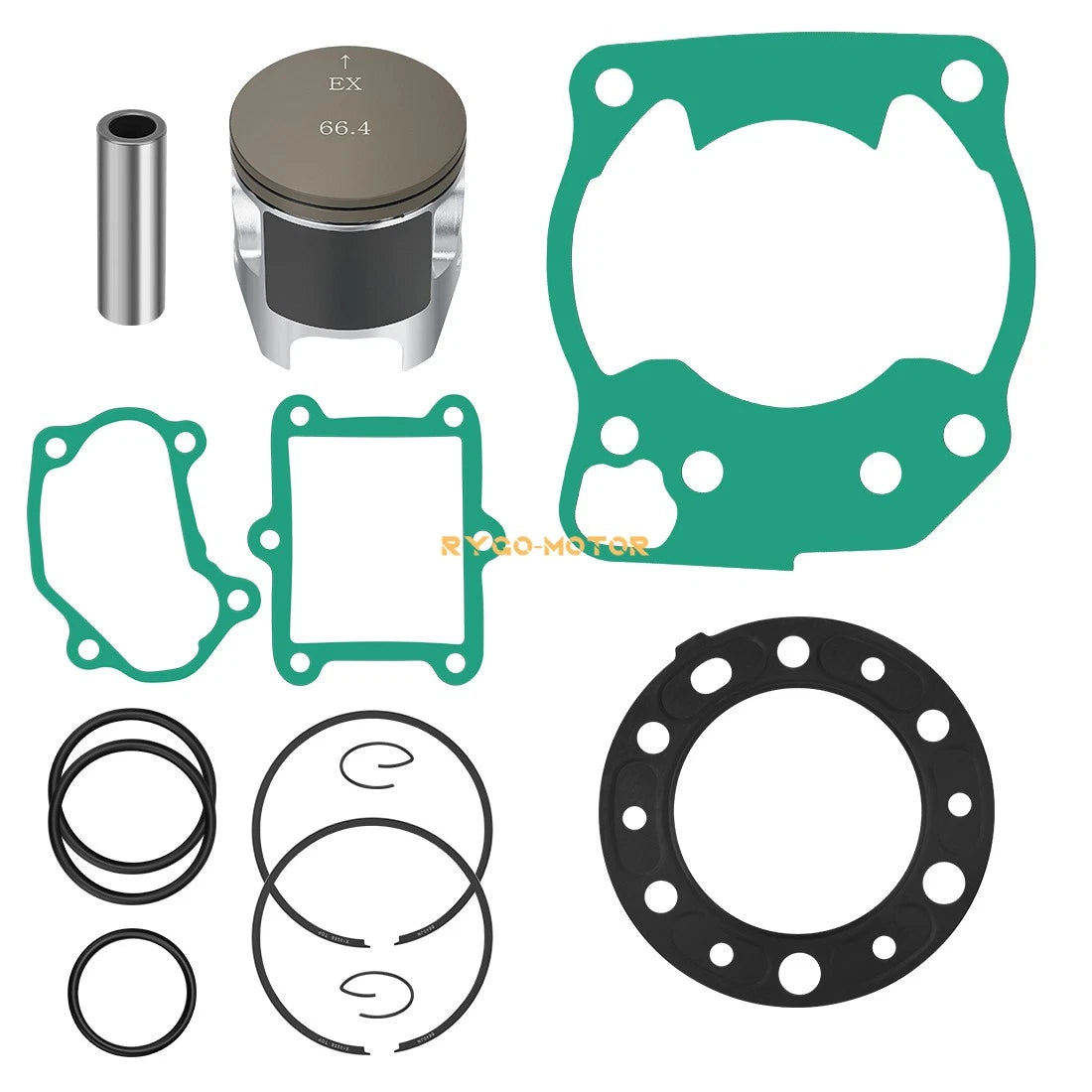 Top End Rebuild Kit for Honda CR250R (1997–2001) Piston Gaskets Bearing STD 66.4mm