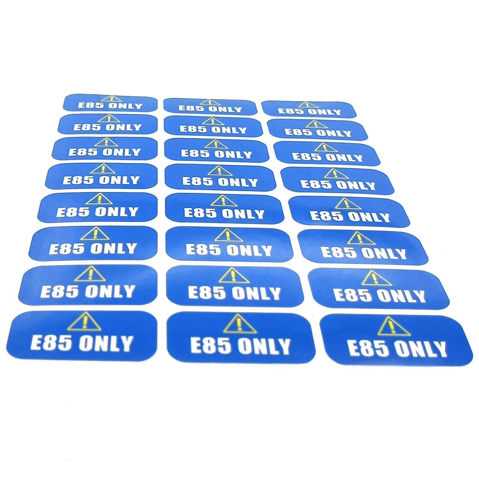24 pcs Warning Label E85 Only Gas Fuel Tank Sticker Decal for
