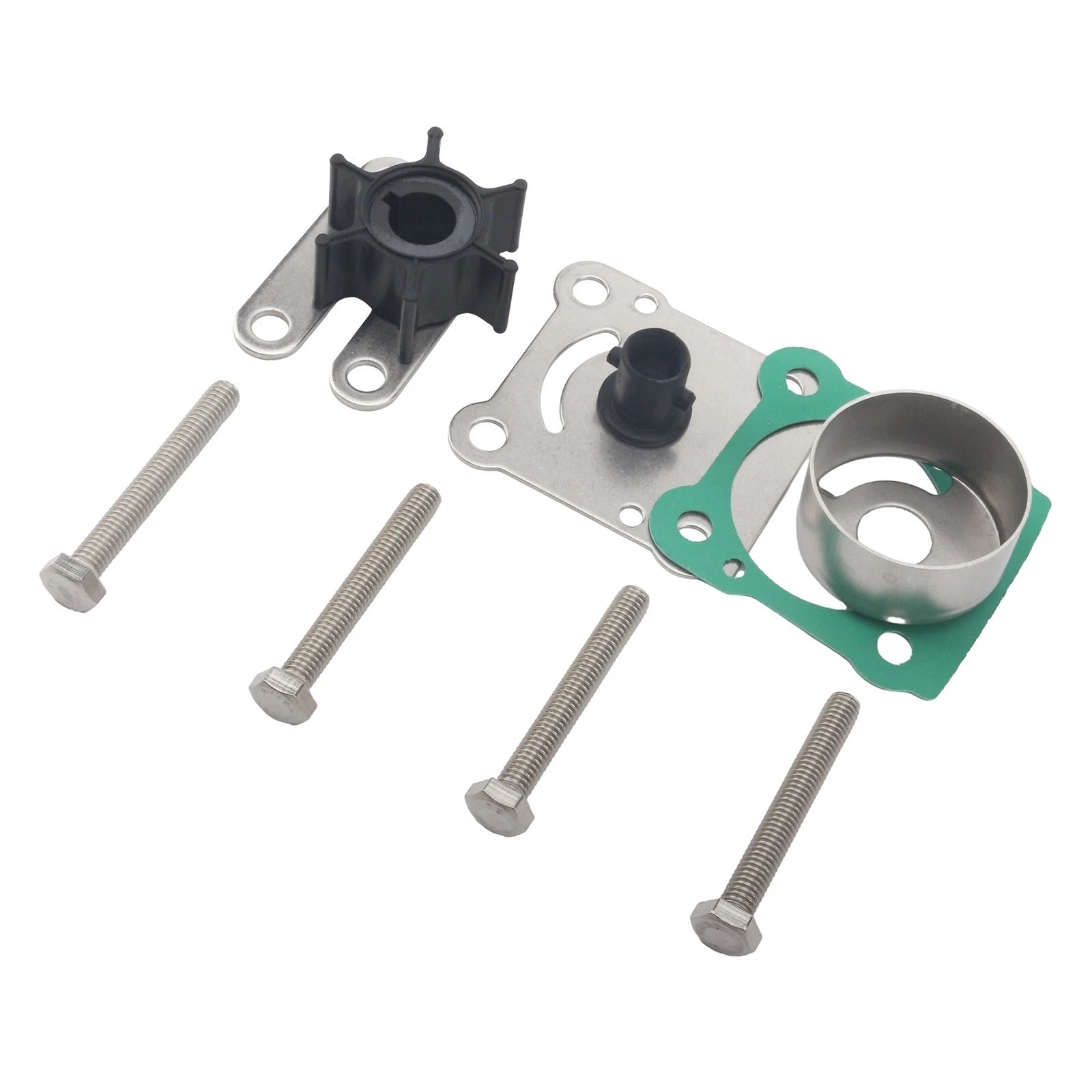 Water Pump Impeller Kit for Yamaha 6HP 8HP (18-3460, 6G1-W0078-A1-00, 6N0-W0078-A0-00)