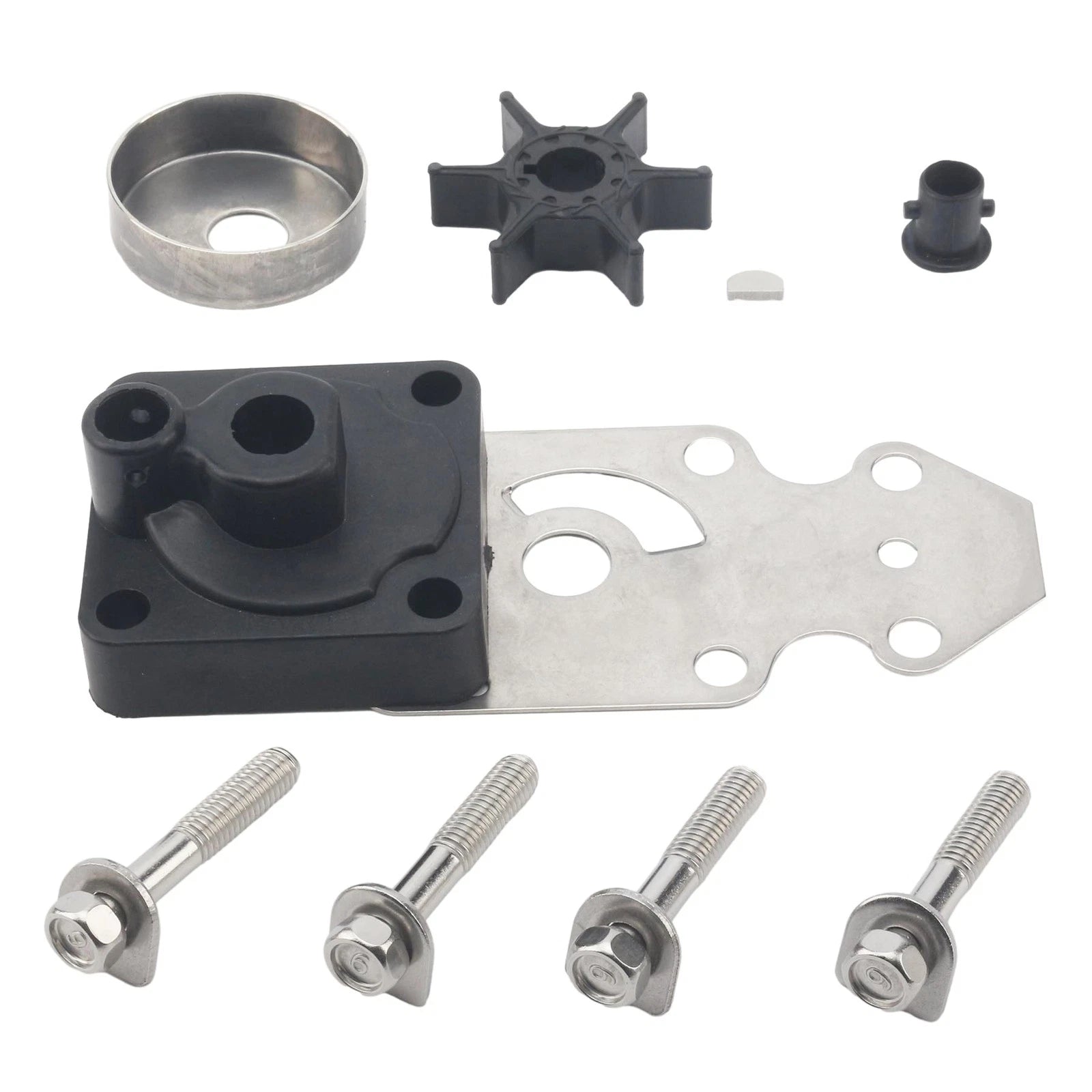 Water Pump Impeller Repair Kit 63V-W0078 & 63V-44301-00 for Yamaha Outboard