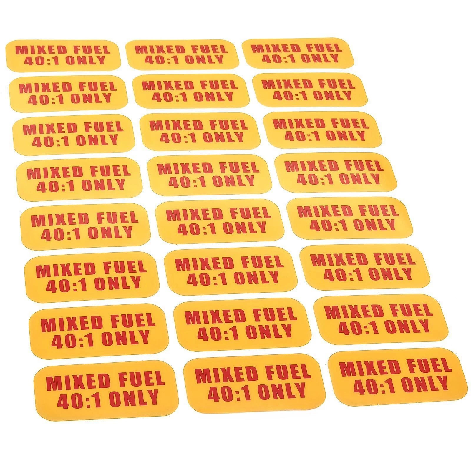 Weather Proof Extreme Stickers 24 PCS (2x1 inch) for Automotive Use