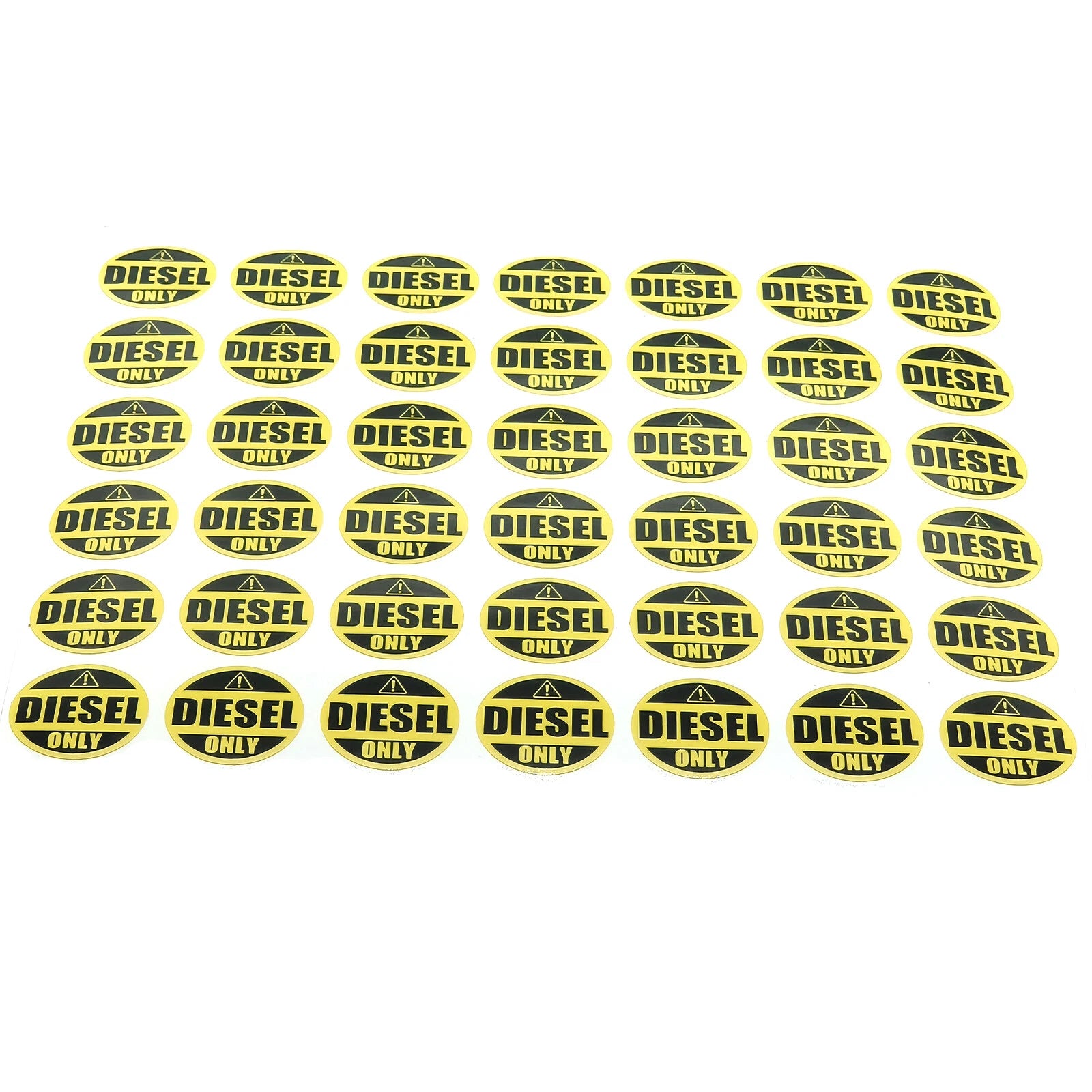 Diesel Fuel Only Warning Stickers for Trucks, Generators, Boats
