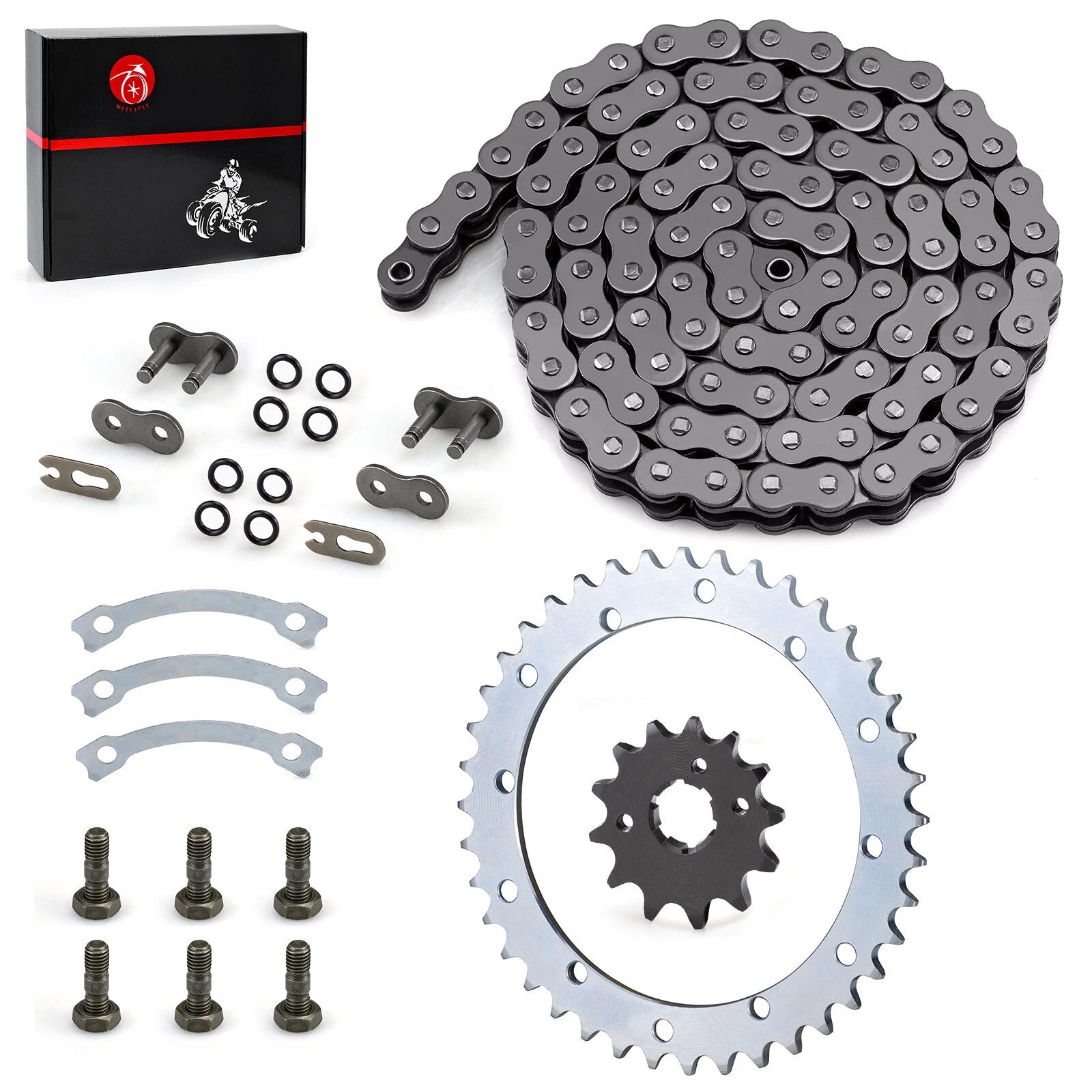 O-Ring Drive Chain & Sprocket Kit for Yamaha Warrior YFM350X (1989–2004)