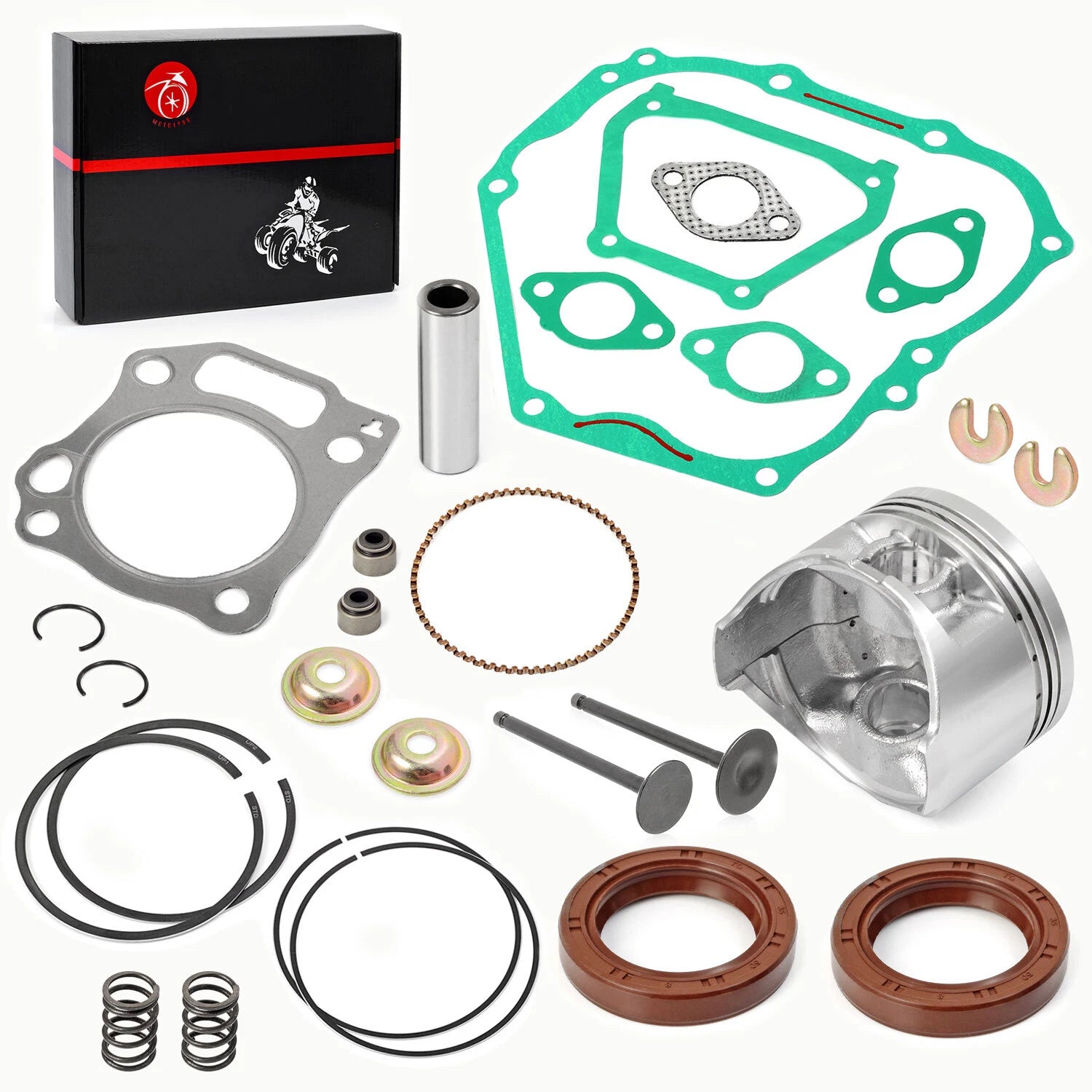 0.25mm Oversized Top End Kit Piston Valve for Yamaha Golf Cart YDRA (2000–2013)
