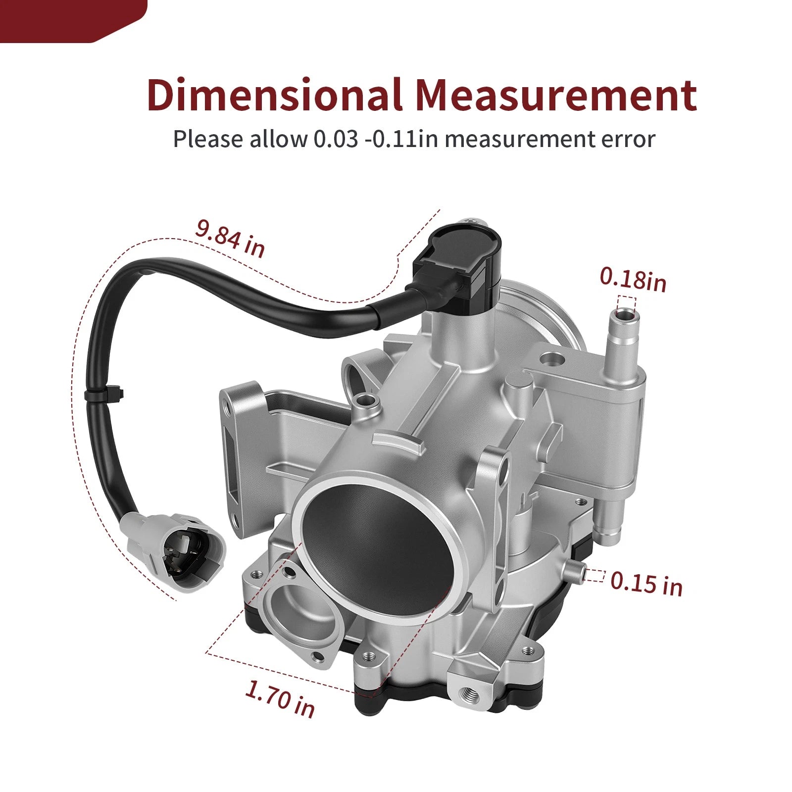 Throttle Body & Adapter Boot for Polaris Ranger 700 6x6 Crew (2006–2009) 2203925 1203160