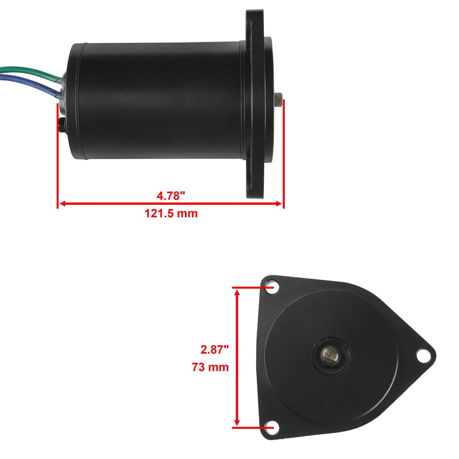 Power Tilt Trim Motor for Yamaha Outboard (6H1-43880-02-00, 6H1-43880-02, 18-6781)