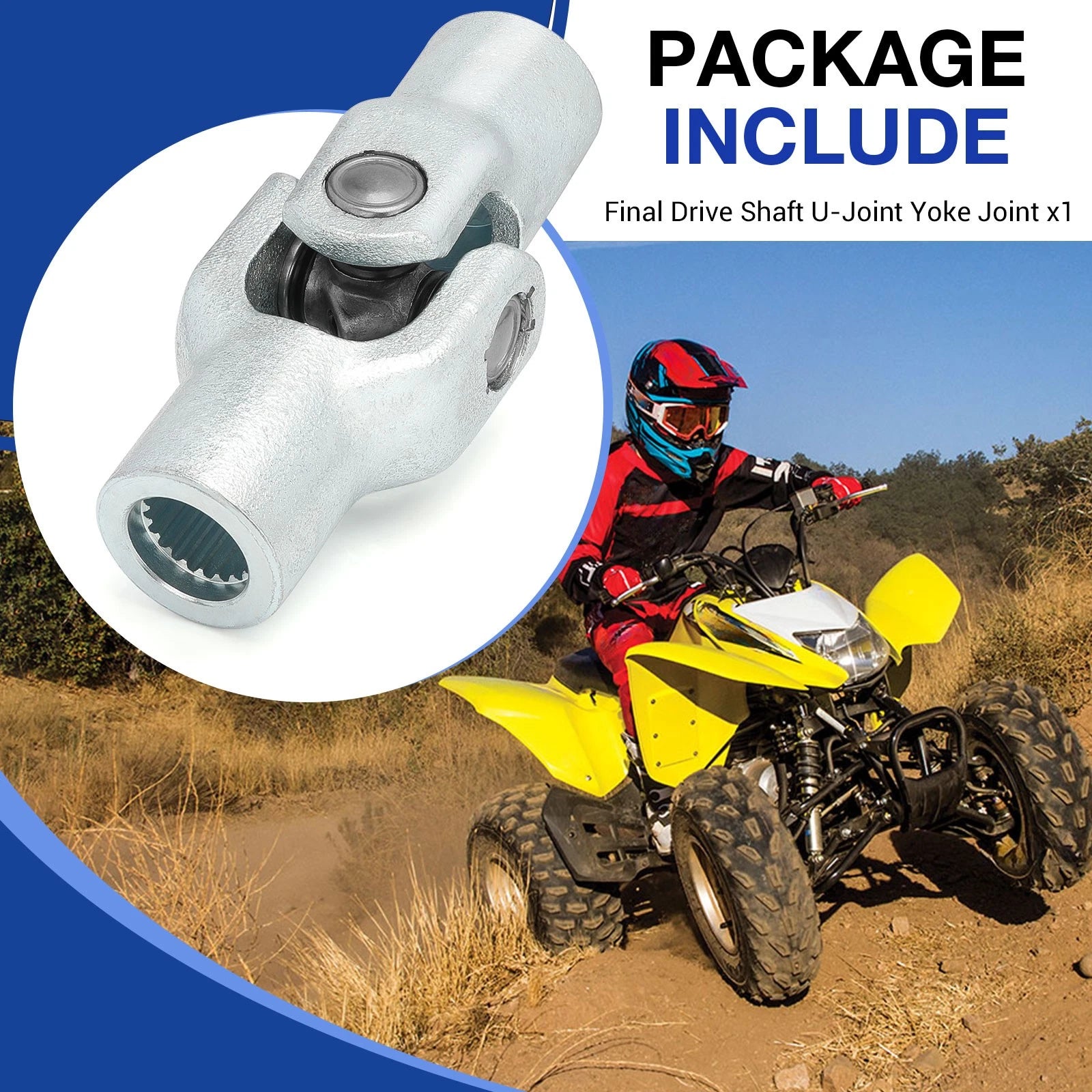 U-Joint Yoke for Honda Foreman Rubicon 500 TRX500FA/FGA TRX500FPA (2001–2014)