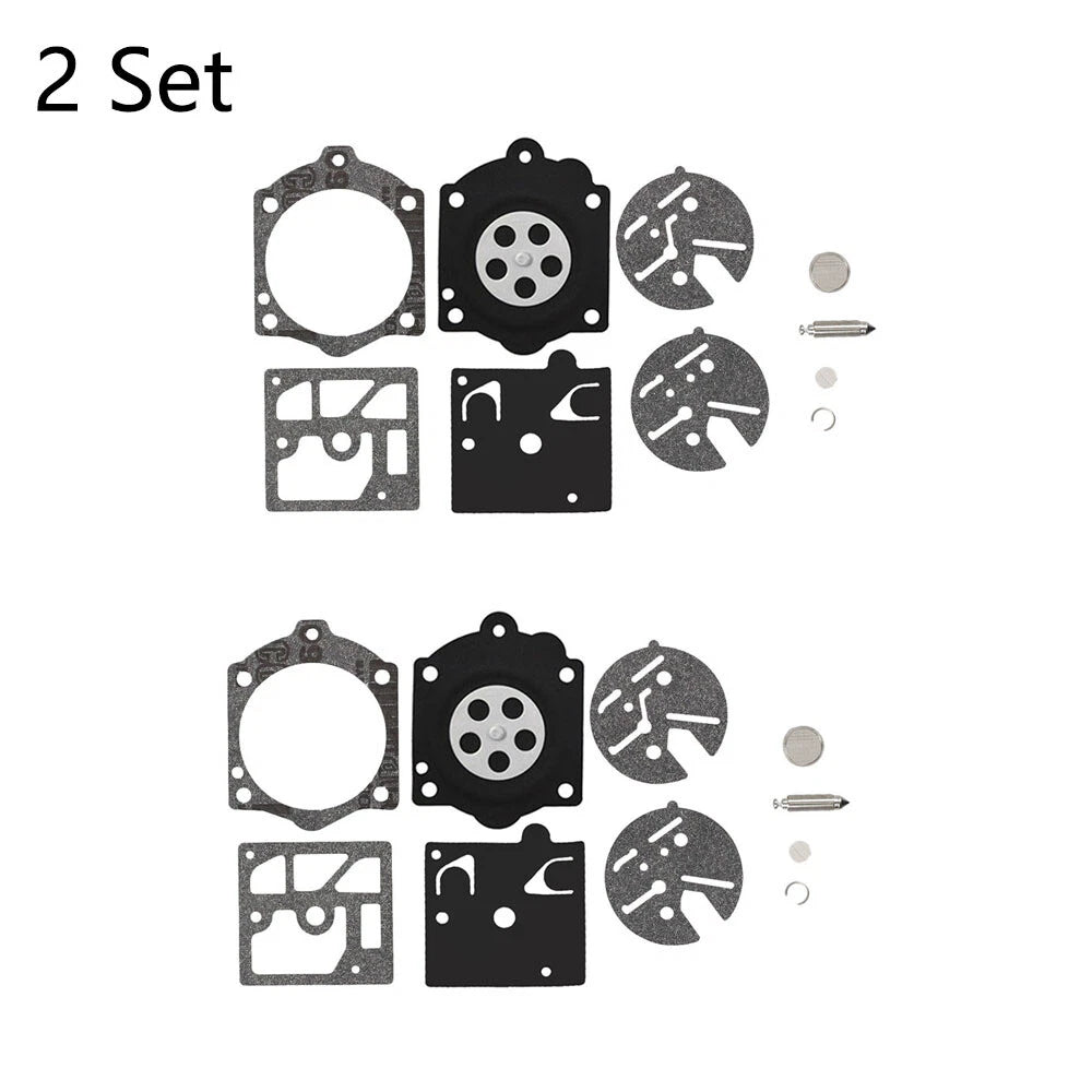 Set of 2 Carburetor Gasket Kits for Walbro K10-HDC Husqvarna 44 140S 240S 444