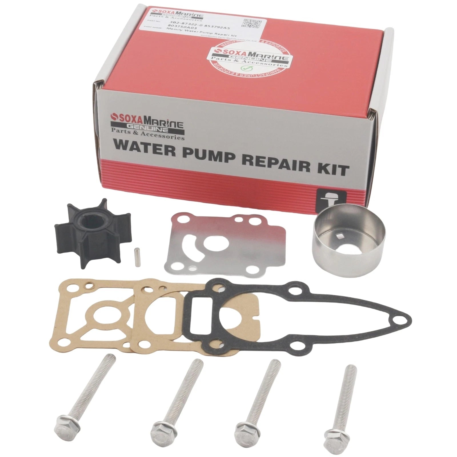 Water Pump Repair Kit for Mercury Mariner 8HP 9.9HP (Outboard)