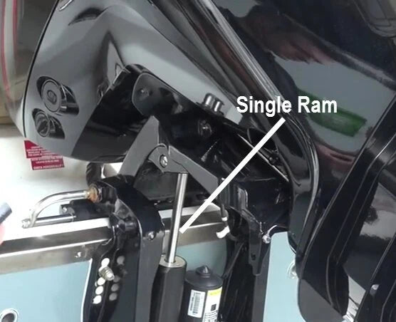 Universal Single Ram Transom Saver Support for Yamaha Honda (Outboard)