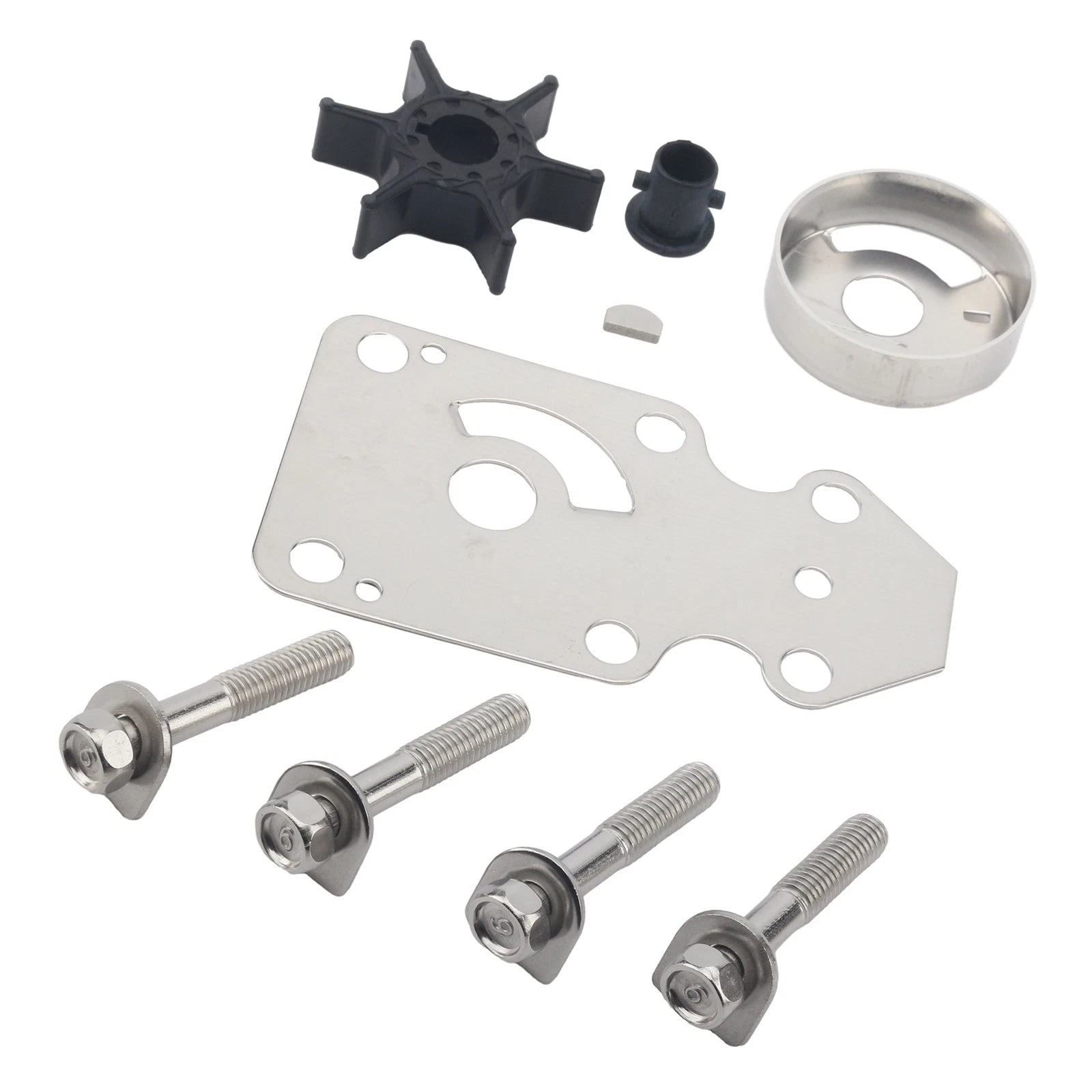 Water Pump Impeller Kit for Yamaha Outboard 18-3410 18-3412 18-3433 9-48609
