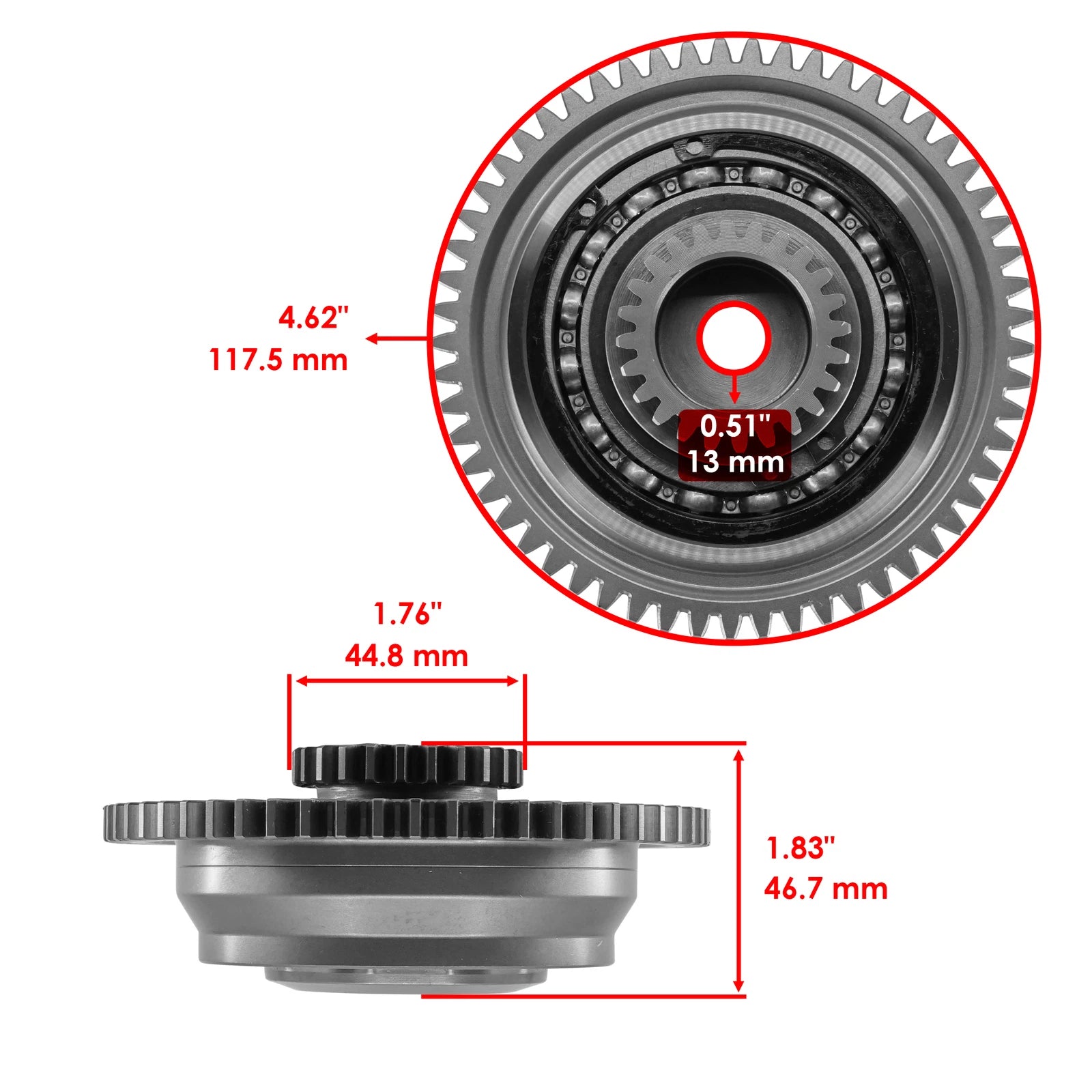 Supercharger Clutch Gear Assembly for Yamaha 195 FSH Deluxe/Sport (2020)