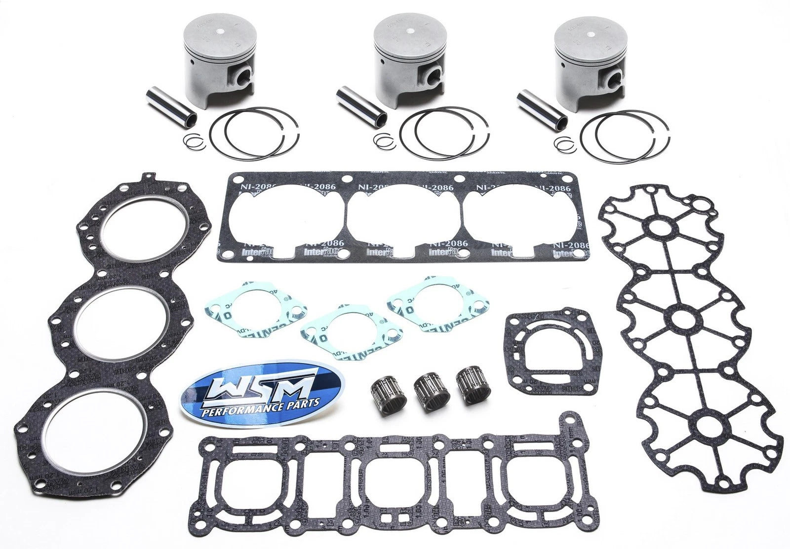 Piston Gasket Top End Rebuild Kit for Yamaha Wave Raider Venture 1100 (1996–1999) + .50mm Over