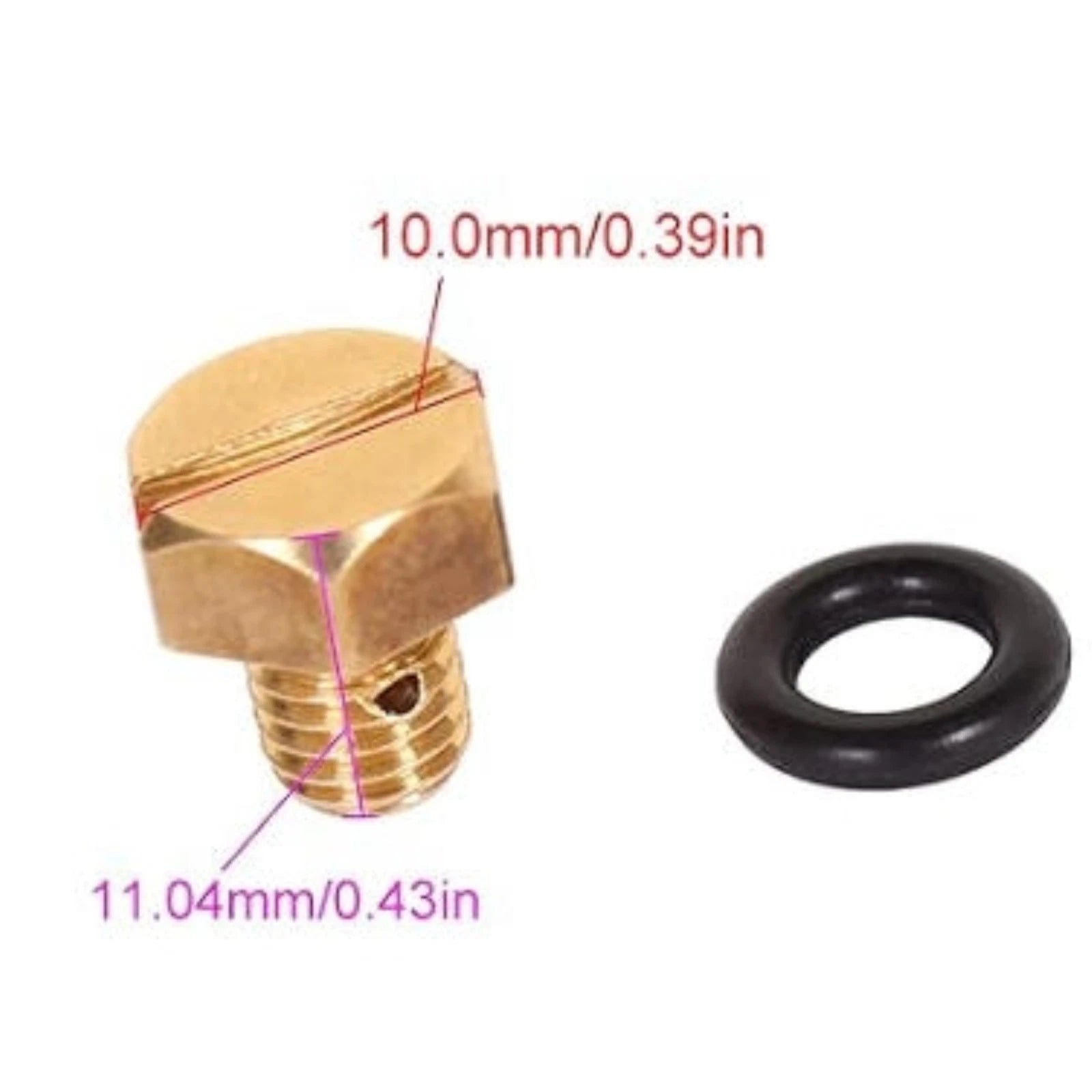 3Pcs Screw Drain for Yamaha Outboard 40-90HP (2T, 6H3-14992-00)