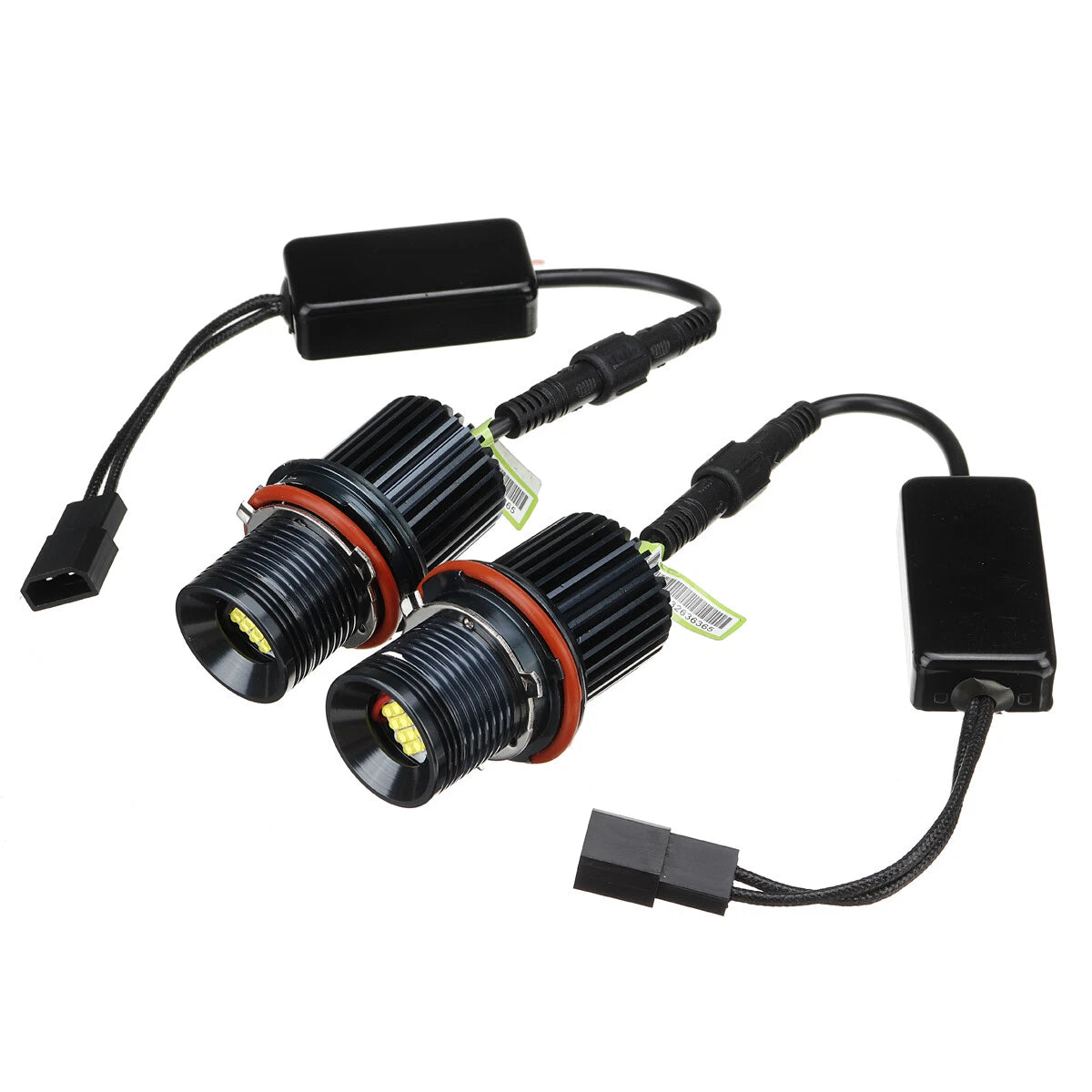 160W LED Angel Eyes Halo Ring Marker Light Bulbs for BMW E39 E63 E65 (1997–2006)