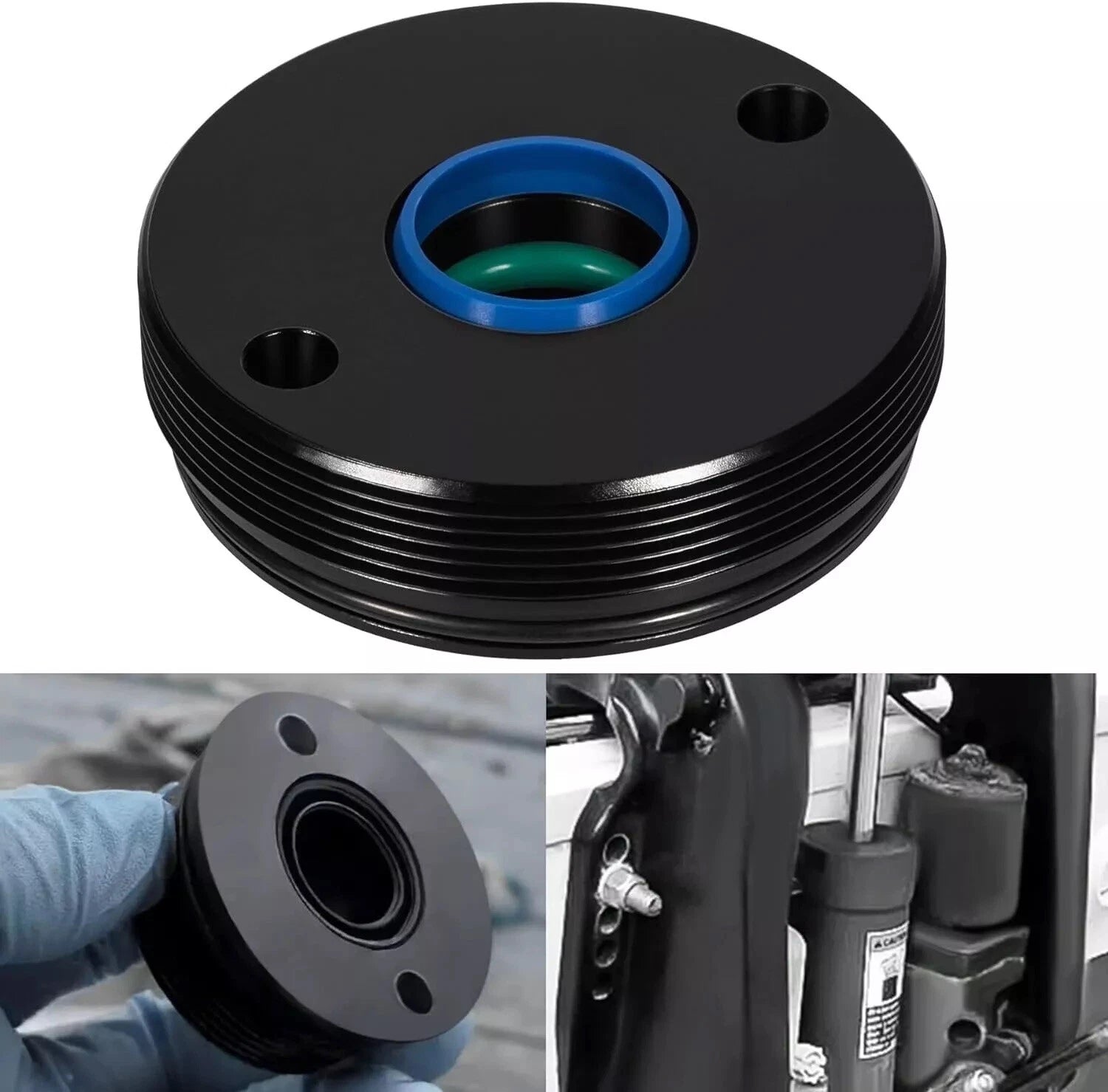 2Pcs Power Trim Tilt Cylinder End Caps for Mercury 135-225