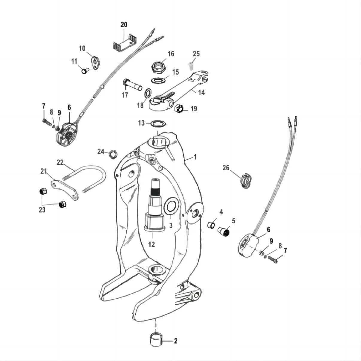 Power Tilt Trim Sender with Tool for MerCruiser MC R MR Alpha 1 Gen 2 (805320A03)