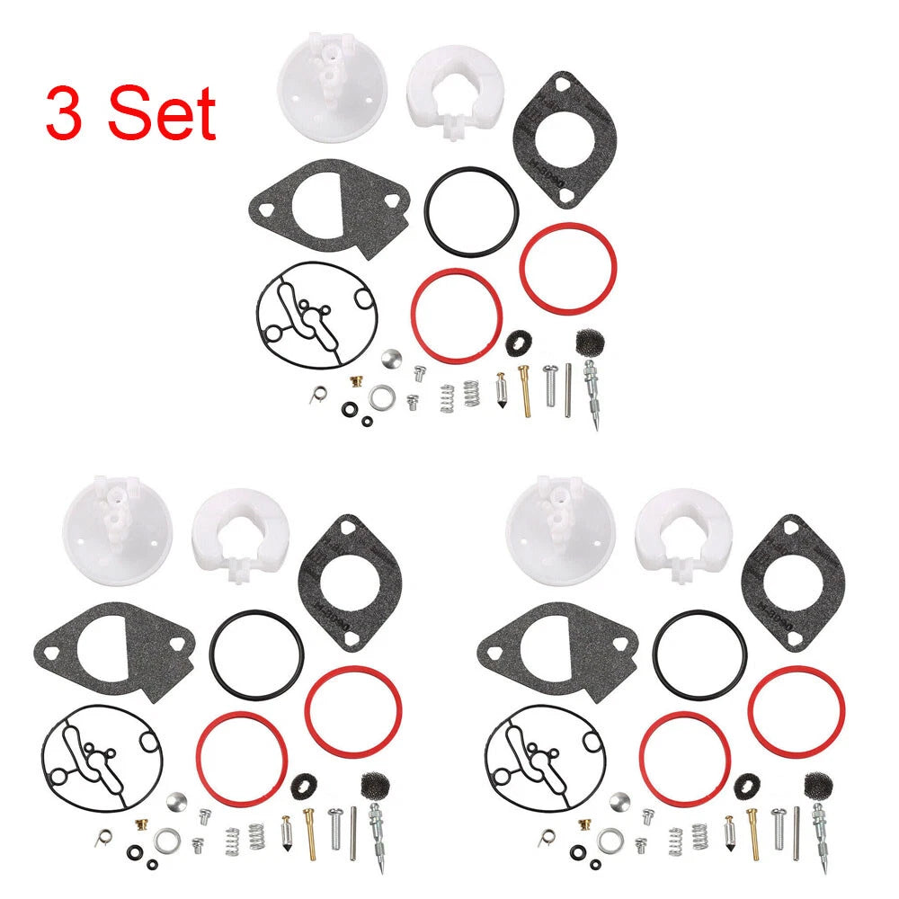 3x Carburetor Overhaul Kit For Nikki B & Stratton Craftsman 796184 698787 699900