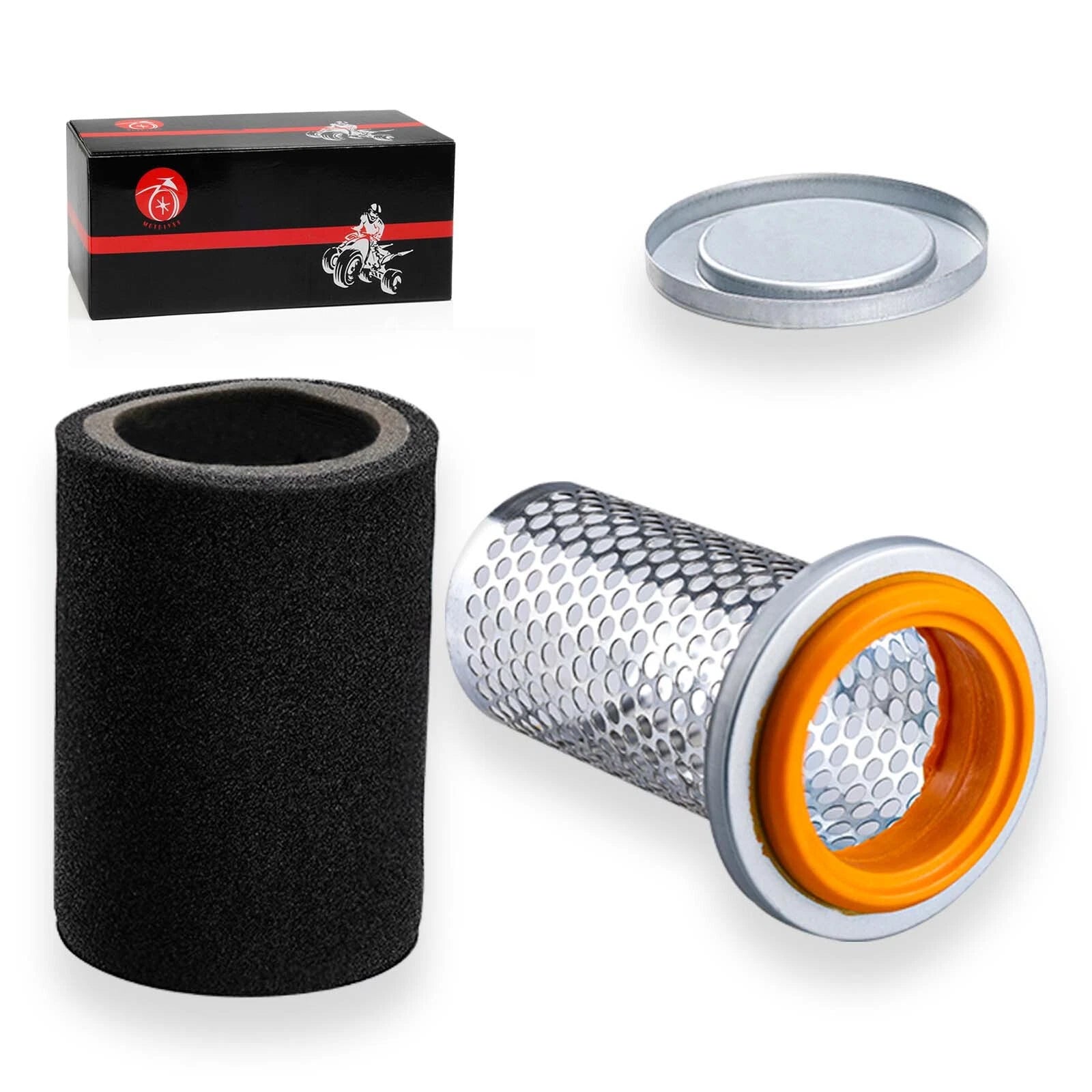 Air Filter & Guide Cage Cap Kit for Yamaha Grizzly 400 450 350 (2007–2014)