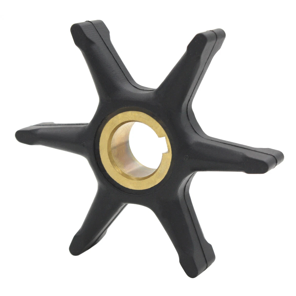 Water Pump Impeller with Key for Johnson Evinrude OMC 9hp 9.5hp 10hp (1970–1990)