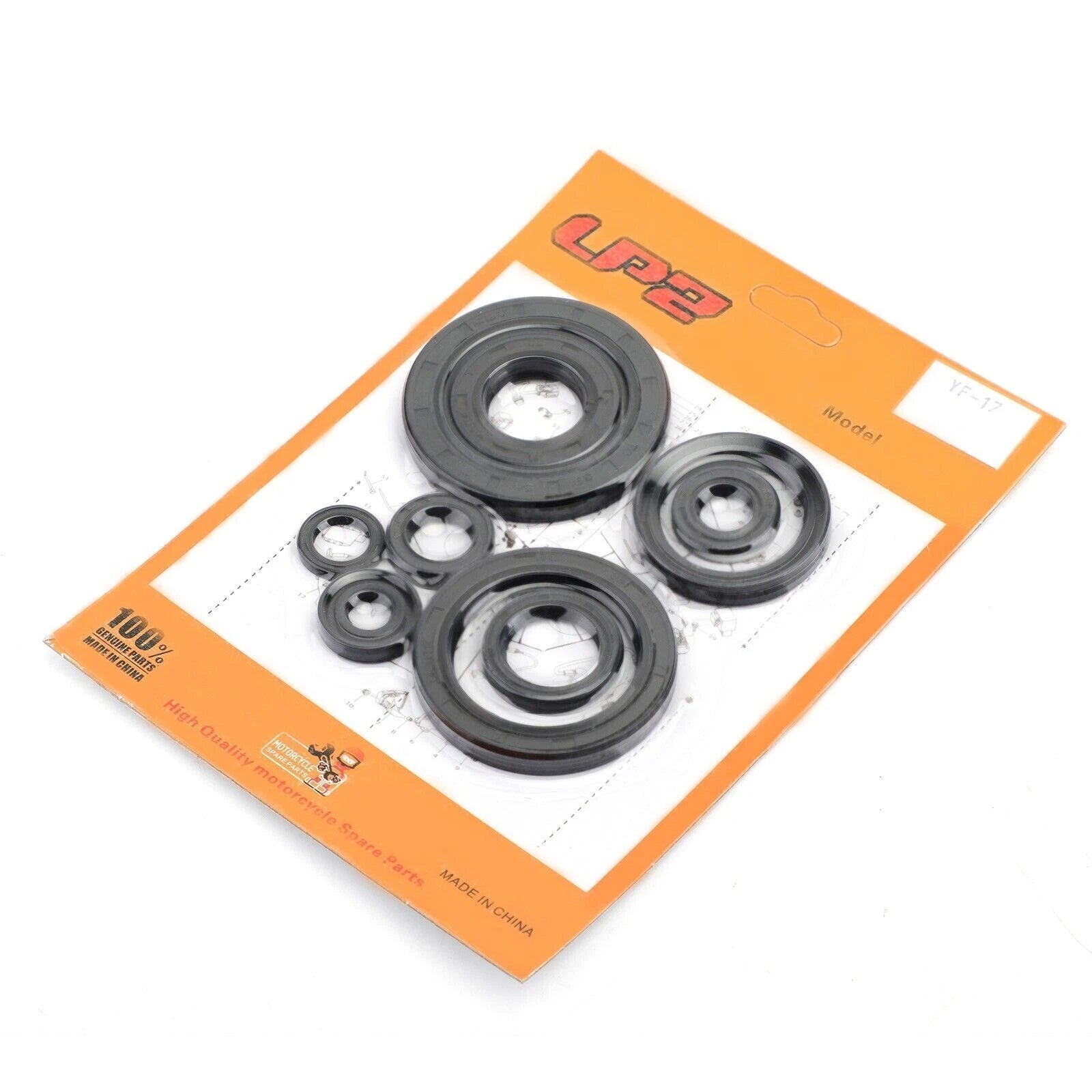 9-Piece Engine Oil Seal Kit for Honda CRF450R CRF450 (2009–2014)
