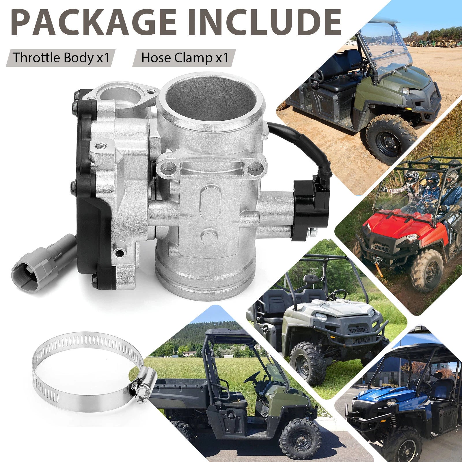 Throttle Body for Polaris Sportsman 800 Touring, Ranger RZR 800 (2009–2010) 2204189