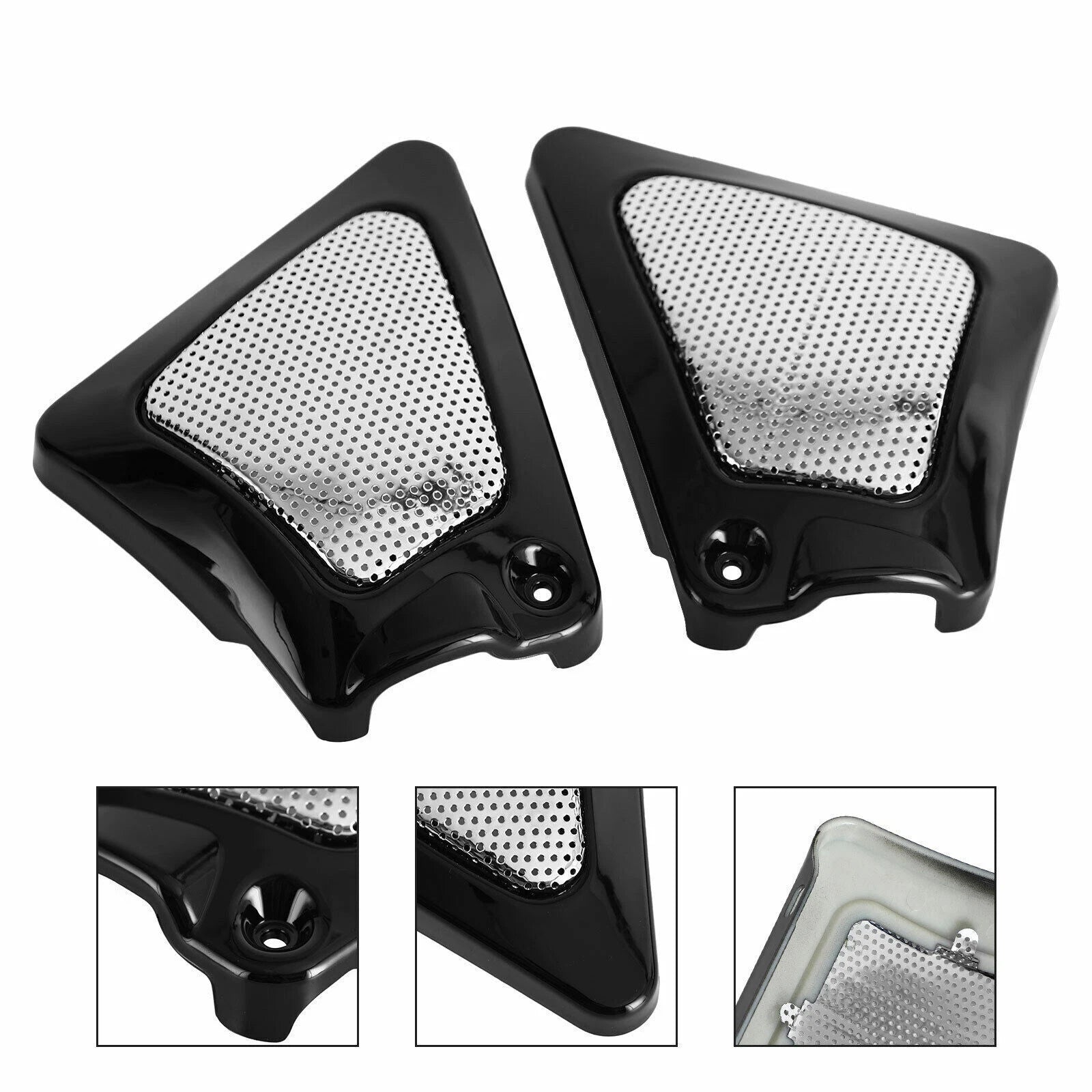 Airbox Frame Neck Side Cover for V-Rod VRSCA (2002–2017) Black T9