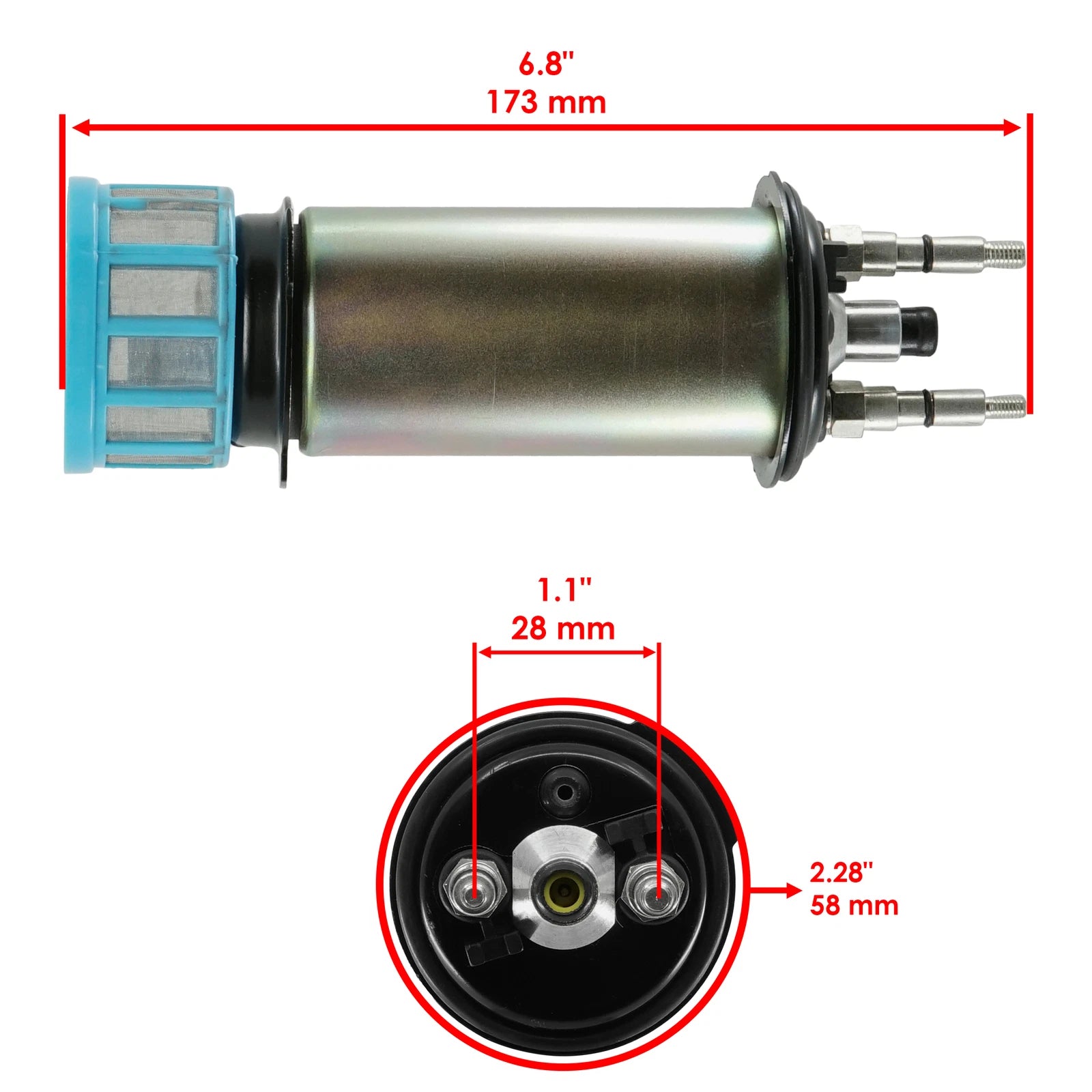 Fuel Pump for Mercury Marine 200Hp L XL CXL (2000–2001)