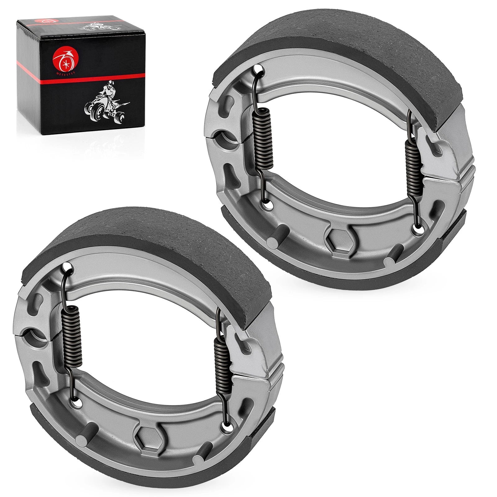 2pcs Brake Shoes for Yamaha (4Kn-W253E-11-00, 4Kn-W2536-11-00, 4Kn-W2536-00-00)
