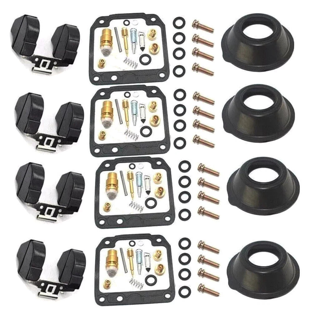 4X Carburetor Kit Diaphragm Float Gasket for Yamaha XJ550 Maxim (1981–1983)