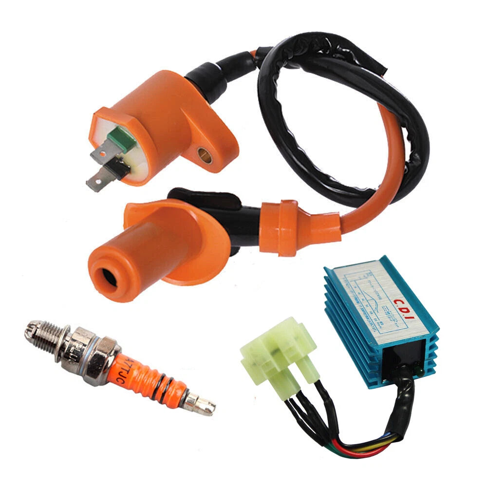 Racing Ignition Coil CDI for Gy6 125cc 150cc 50cc Scooter Go Kart ATV