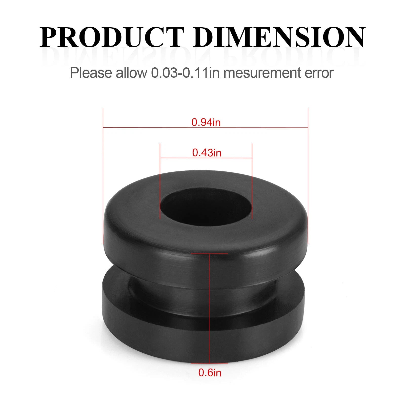 Set of 4 Rubber Heel Guard Grommets for Yamaha Warrior 350 Banshee 350 Blaster 200