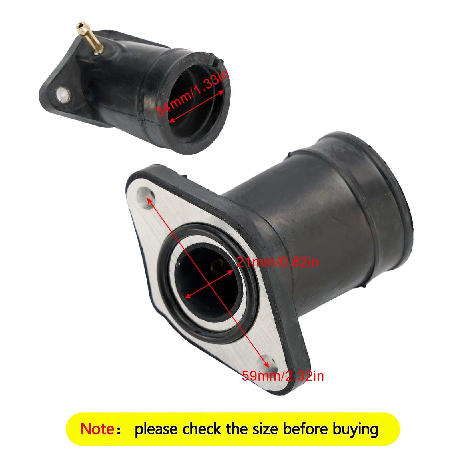 Intake Carb Joint 5HP-13586-00-00 for Yamaha TT-R 125 E (2000–2024)