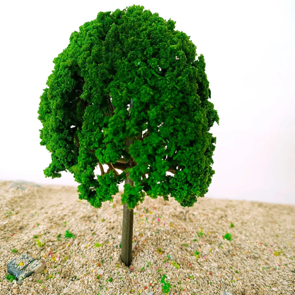 10Pcs 2.95" Model Trees for Garden Train Railroad Miniature Scenery