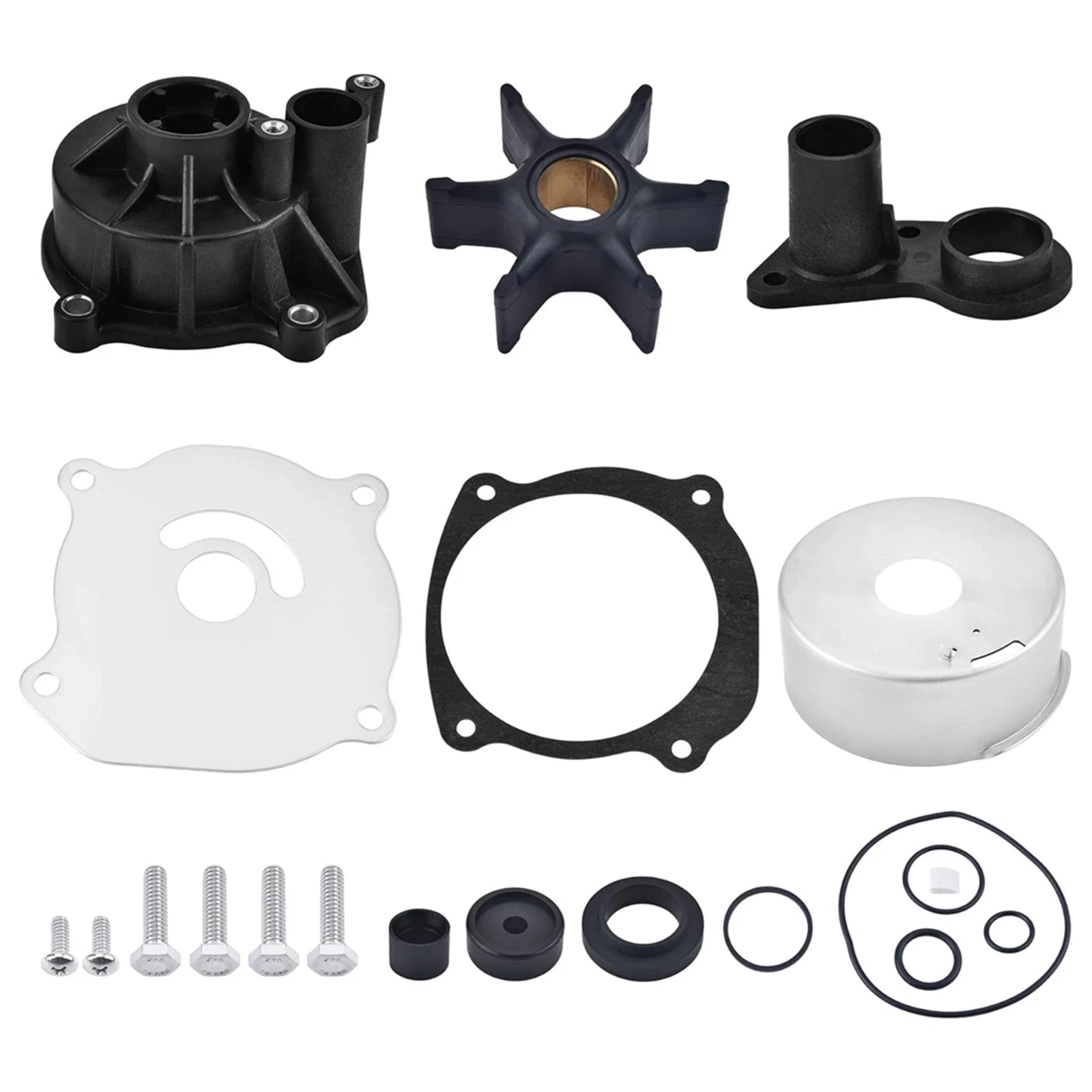 Water Pump Impeller Kit for Johnson Evinrude 3-15 HP Outboard (1950-2023) 395060