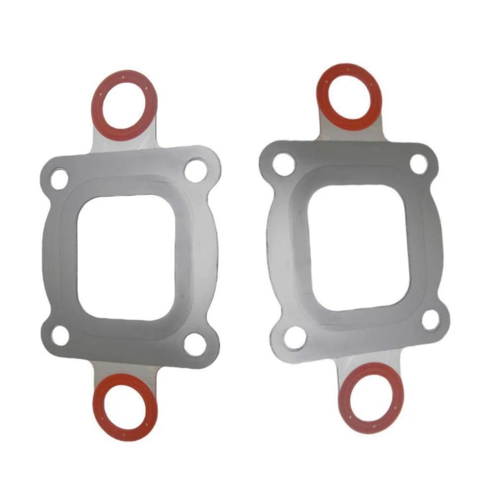 2 Exhaust Elbow Riser Gaskets for MerCruiser 4.3 5.0 5.7 (Full Flow)
