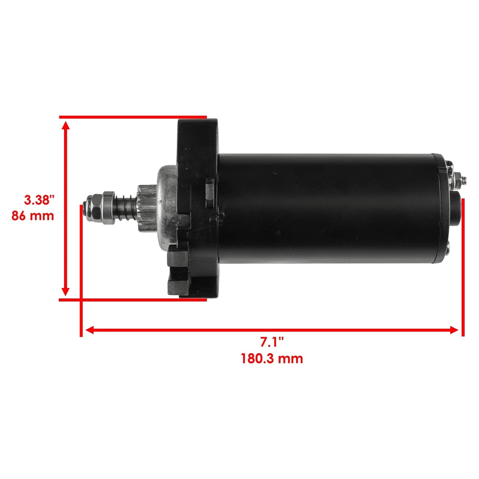 Starter for Evinrude Johnson 9.9HP Outboard (1996–1997) HE10FT